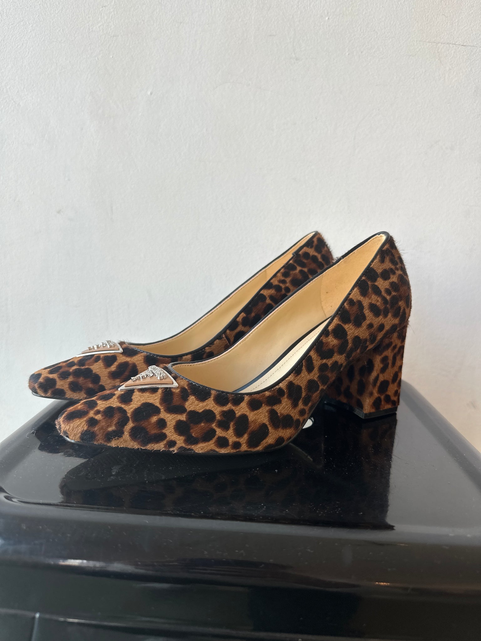 Décolleté in cavallino Leopard