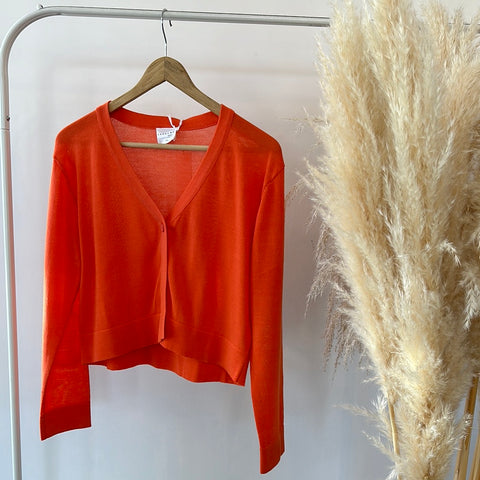 Cardigan arancio