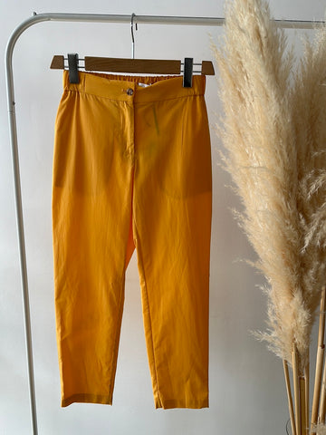 Pantalone popeline cheddar