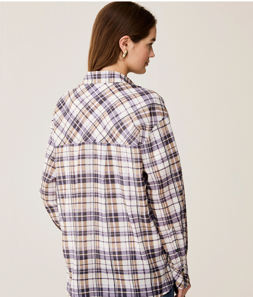 Camicia in voile checked