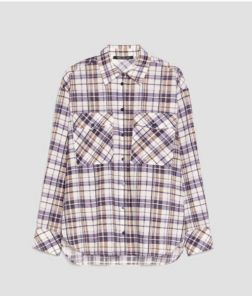 Camicia in voile checked