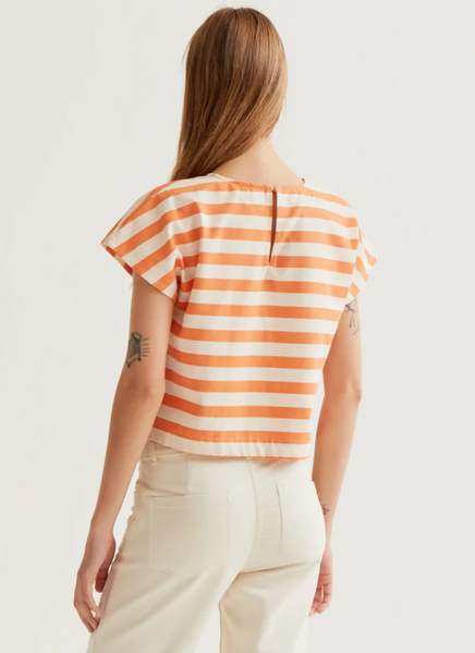 Top righe arancio