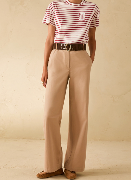 Pantaloni ricamati