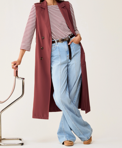 Maglia Pique righe burgundy