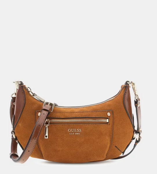 Borsa tracolla pelle cognac