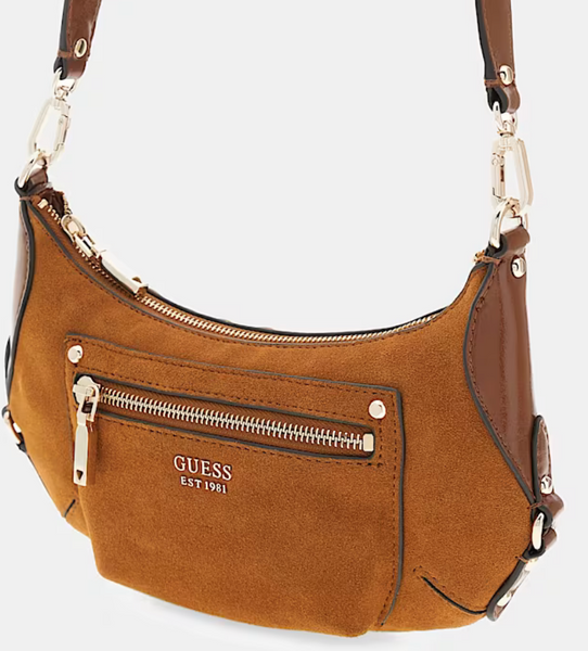 Borsa tracolla pelle cognac