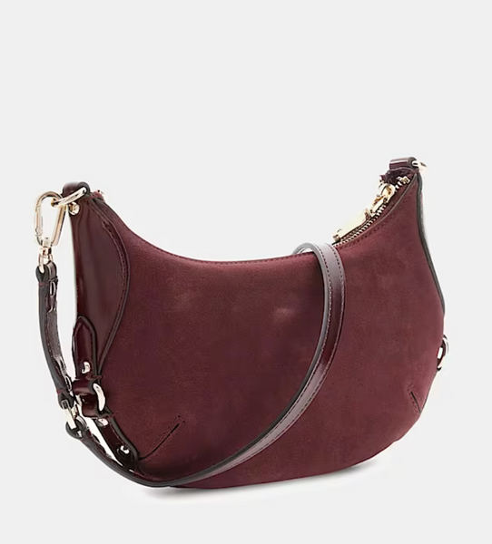 Borsa tracolla pelle burgundy