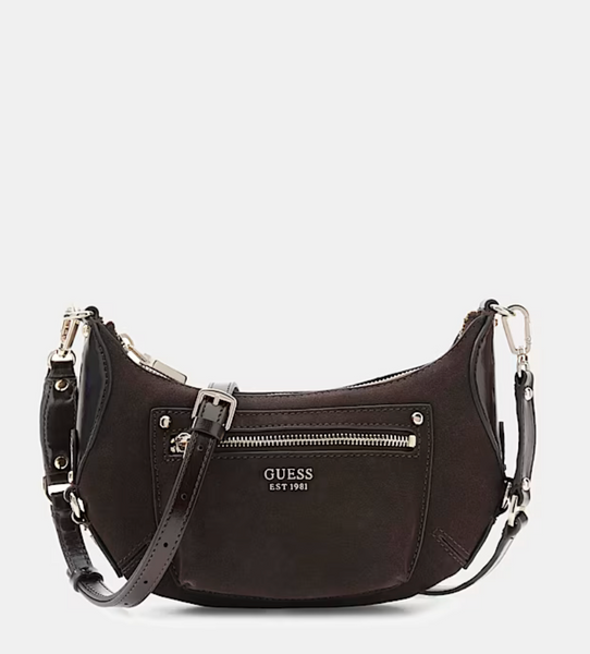 Borsa tracolla pelle cioccolato