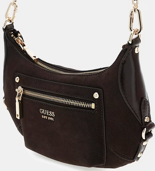 Borsa tracolla pelle cioccolato