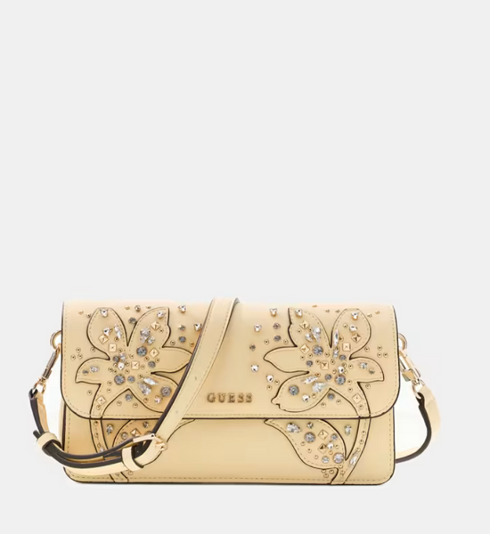Borsa a spalla gioiello gialla