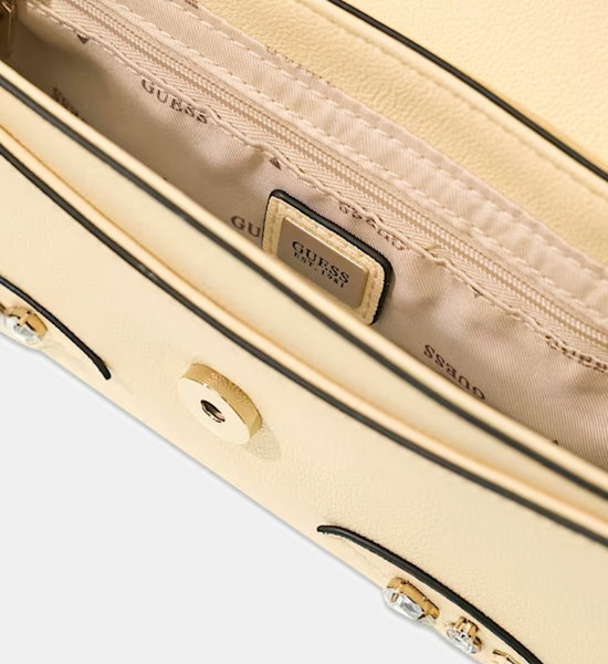 Borsa a spalla gioiello gialla