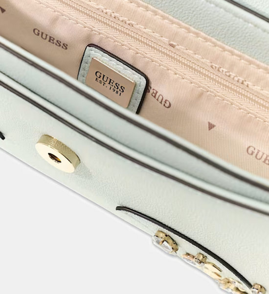 Borsa a spalla gioiello salvia