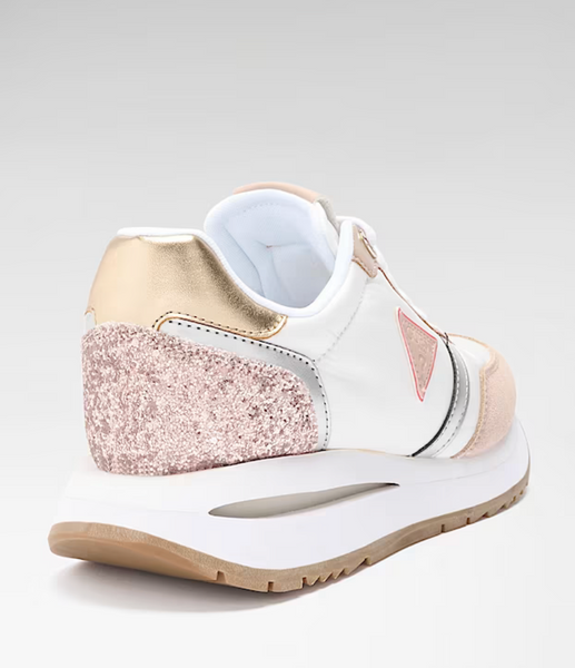 Sneaker rosa/glitter