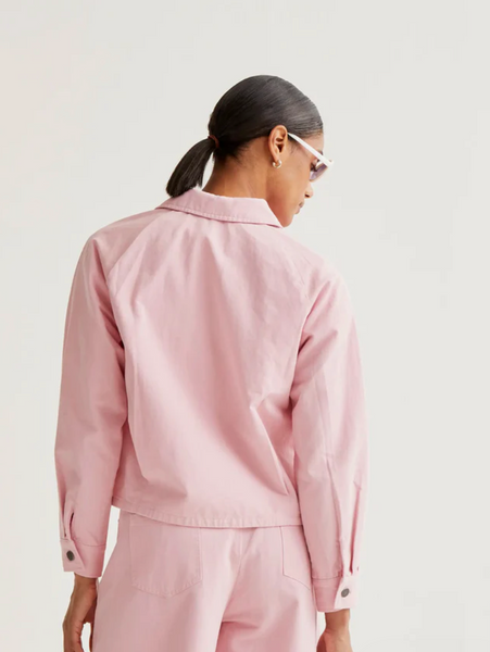 Denim jacket rosa