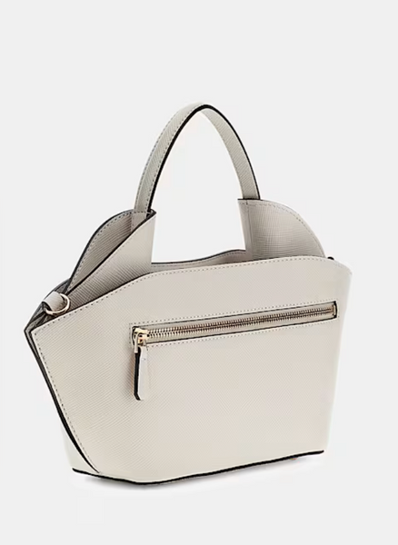 Borsa trapezio bianca