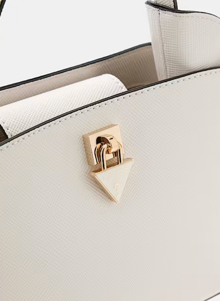 Borsa trapezio bianca