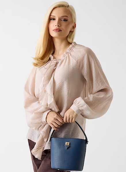 Borsa secchiello blue