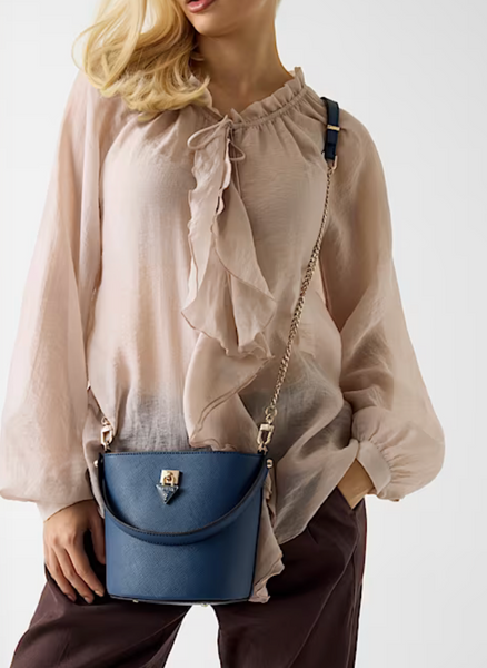 Borsa secchiello blue