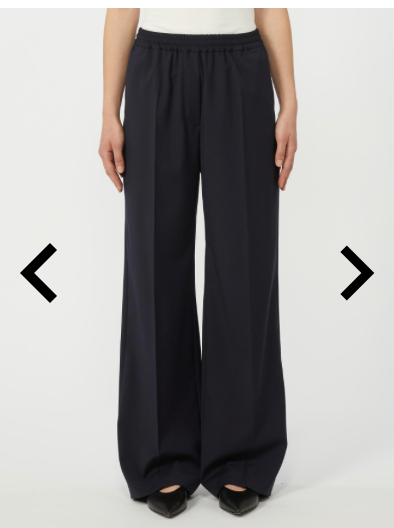 Pantalone Fresco lana blu navy