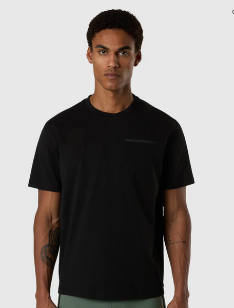 T-shirt Nera logo lettering