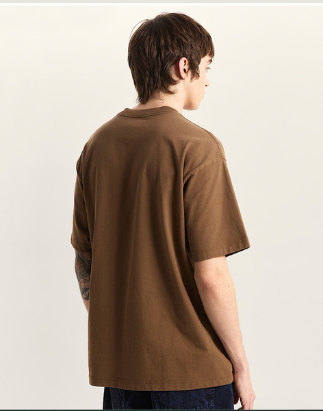 T-shirt Loose Ghost tabacco