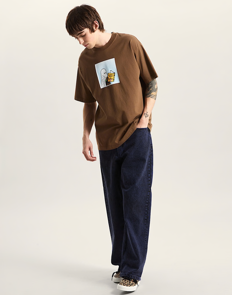 T-shirt Loose Ghost tabacco