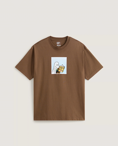T-shirt Loose Ghost tabacco