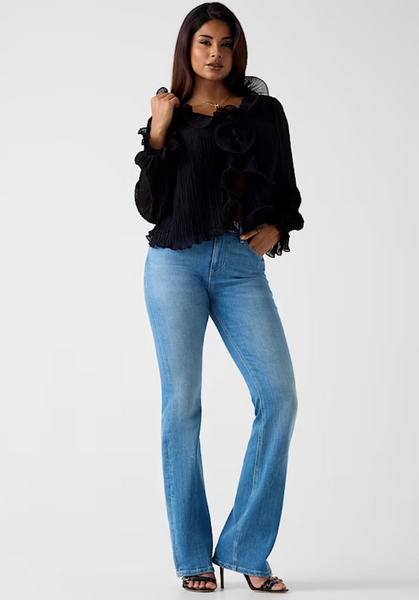 Blusa con ruches
