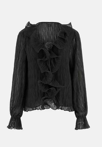 Blusa con ruches