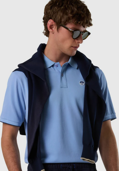 Polo Azzurro Polvere