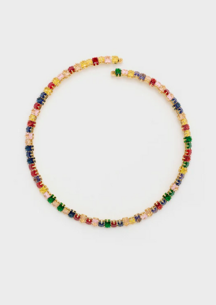 Collana girocollo multicolor