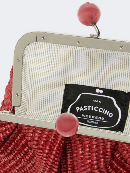Pasticcino Bag Raffia Ciliegia