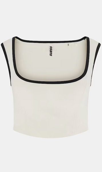 Top cropped bianco