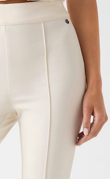 Pantalone flare panna