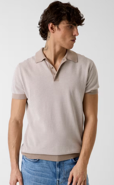 Polo in maglia operata