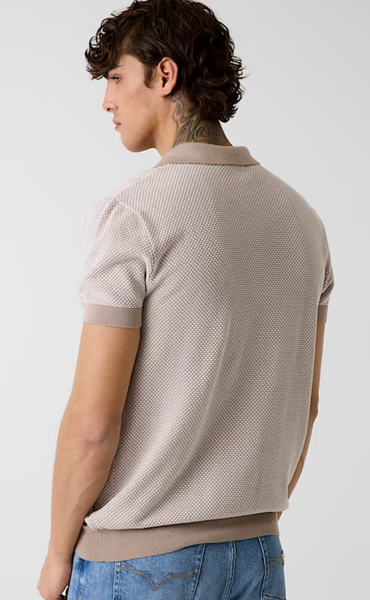 Polo in maglia operata