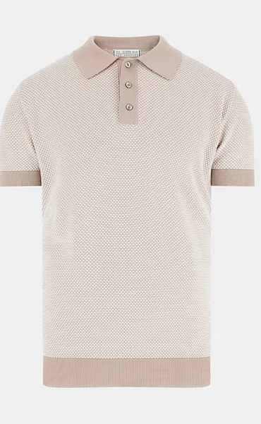 Polo in maglia operata
