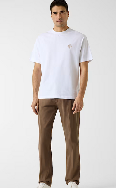 Pantaloni chino fango