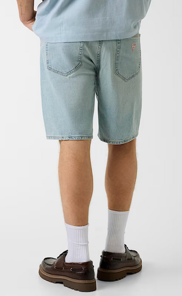 Short cargo in denim
