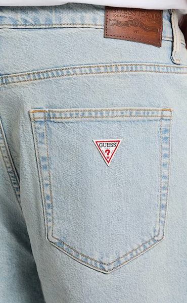 Short cargo in denim