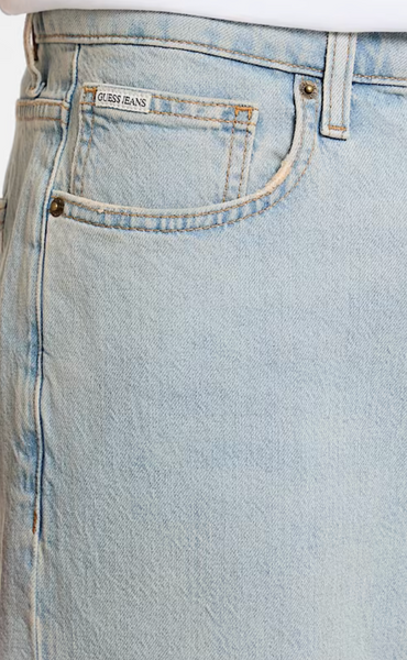 Short cargo in denim