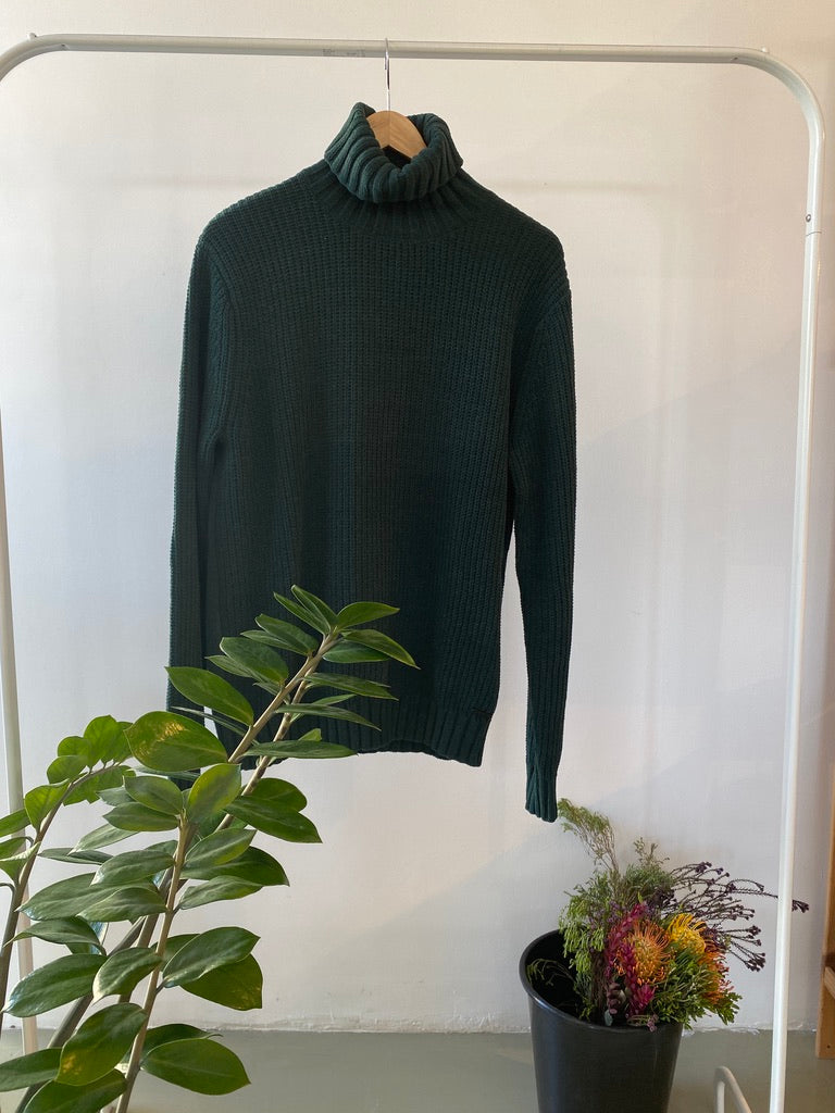 Maglia dolcevita in ciniglia
