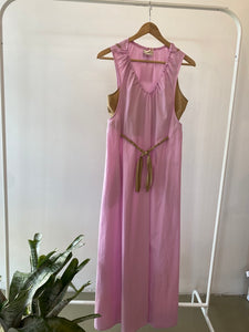 Abito rosa seersucker
